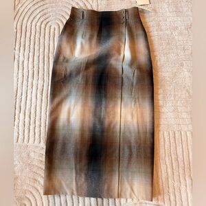 NWT Ralph Lauren Long Wool Skirt